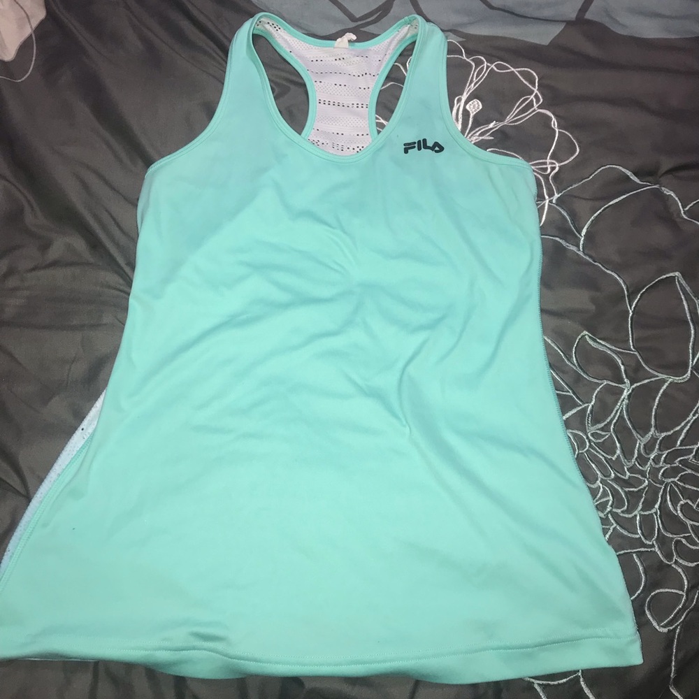 Ombré workout tank top